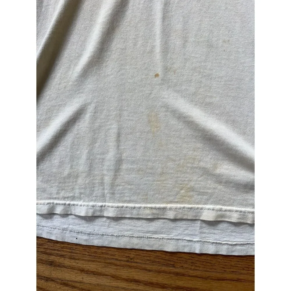 Vintage Harvard Champion Cream Y2K Crewcut T Shirt Tee Top  Mens Size XL - Picture 11 of 13